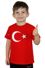 Ay Yıldız Kırmızı Tişört