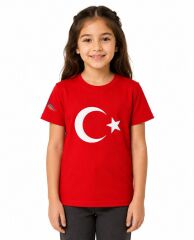 Ay Yıldız Kırmızı Tişört
